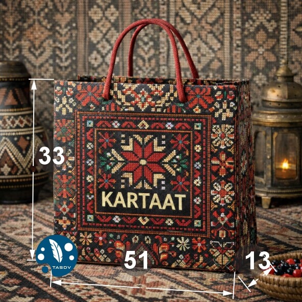 Read more about the article (51x33x13)-اكياس كرتون لمعة نافرة 1000